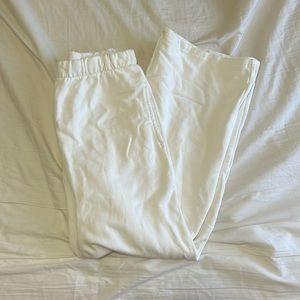 brandy melville white anastasia sweatpants